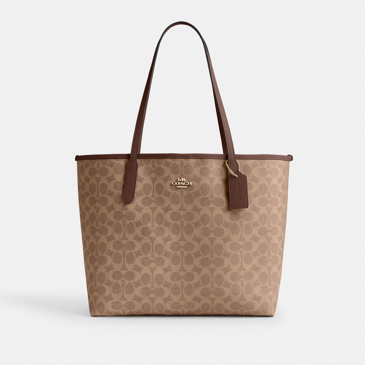 Coach Cabas City Toile - Marron — image 1