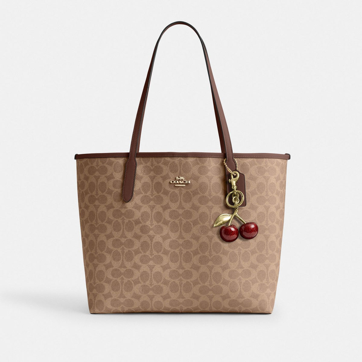 Coach Cabas City Toile - Marron — image 6