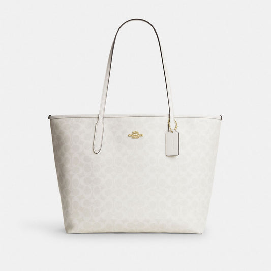 Coach Cabas City Toile - Blanc — image 1