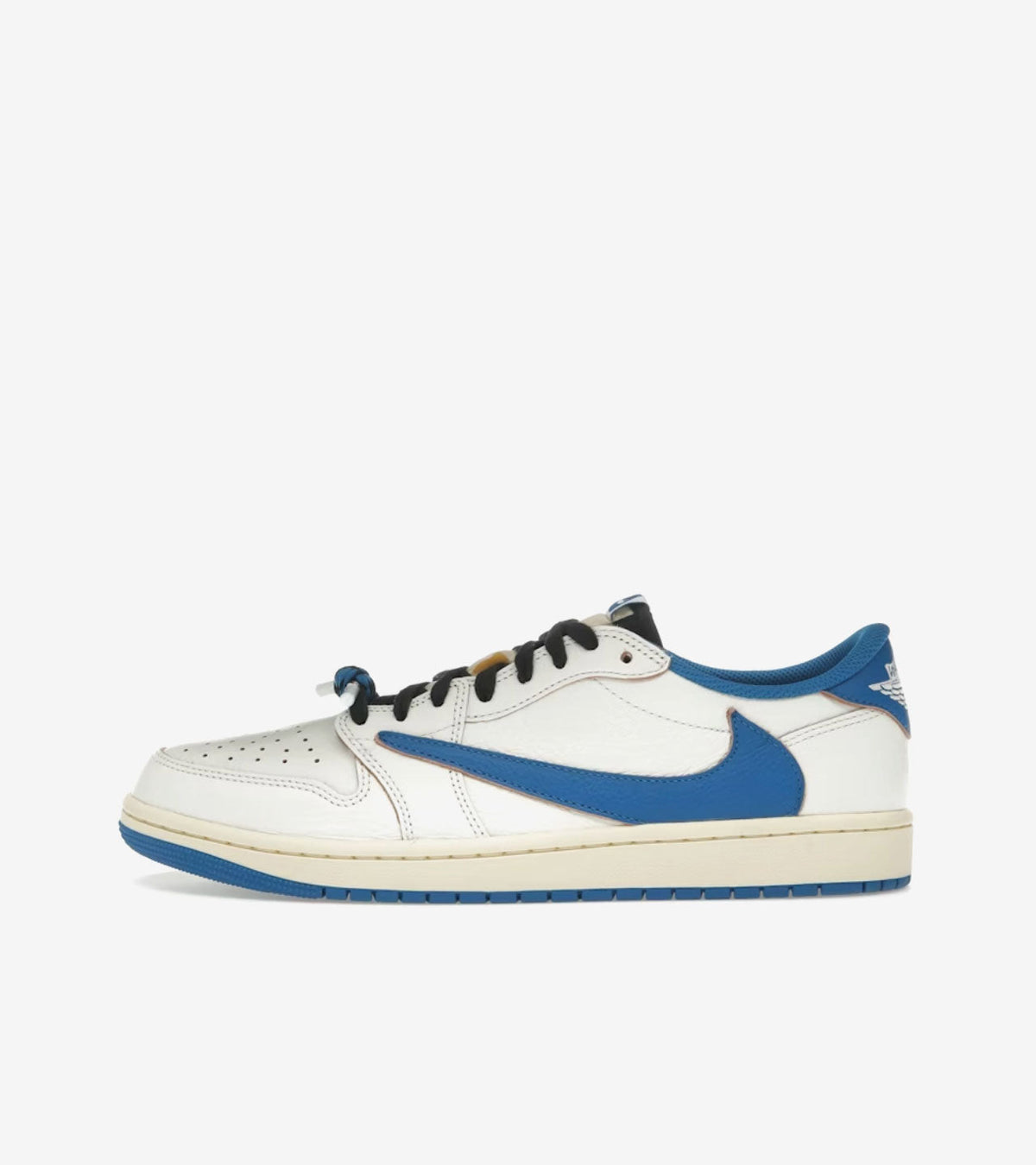 Jordan 1 Retro Low OG SP Fragment x Travis Scott Sail Military Blue | Jordan x Travis Scott | Sneakers Luxery Shop — vue 1