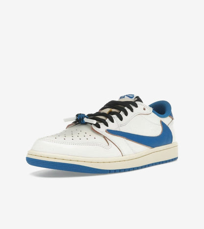 Jordan 1 Retro Low Og Sp Fragment X Travis Scott Sail Military Blue | Jordan x Travis Scott | Sneakers Luxery Shop — vue 2