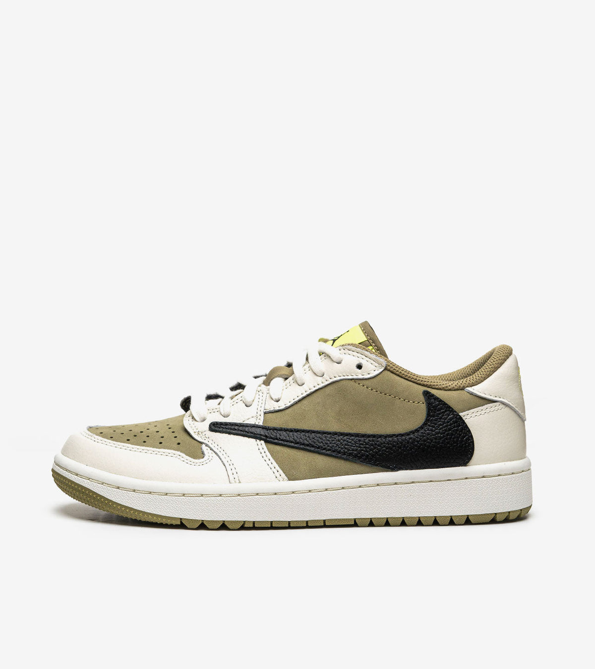 Air Jordan 1 Retro Low Golf Travis Scott Neutral Olive | Jordan x Travis Scott | Sneakers Luxery Shop — vue 1