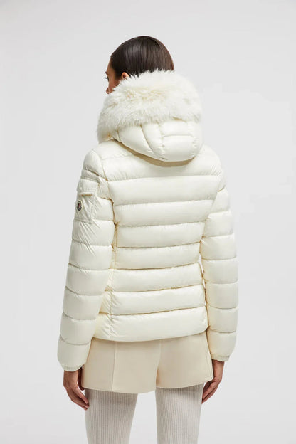 Doudoune courte à capuche Moncler Badyf Blanc – photo 3
