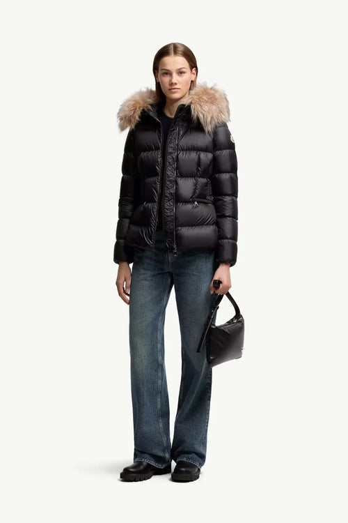 Doudoune courte à capuche bordée de shearling Boed – photo 1