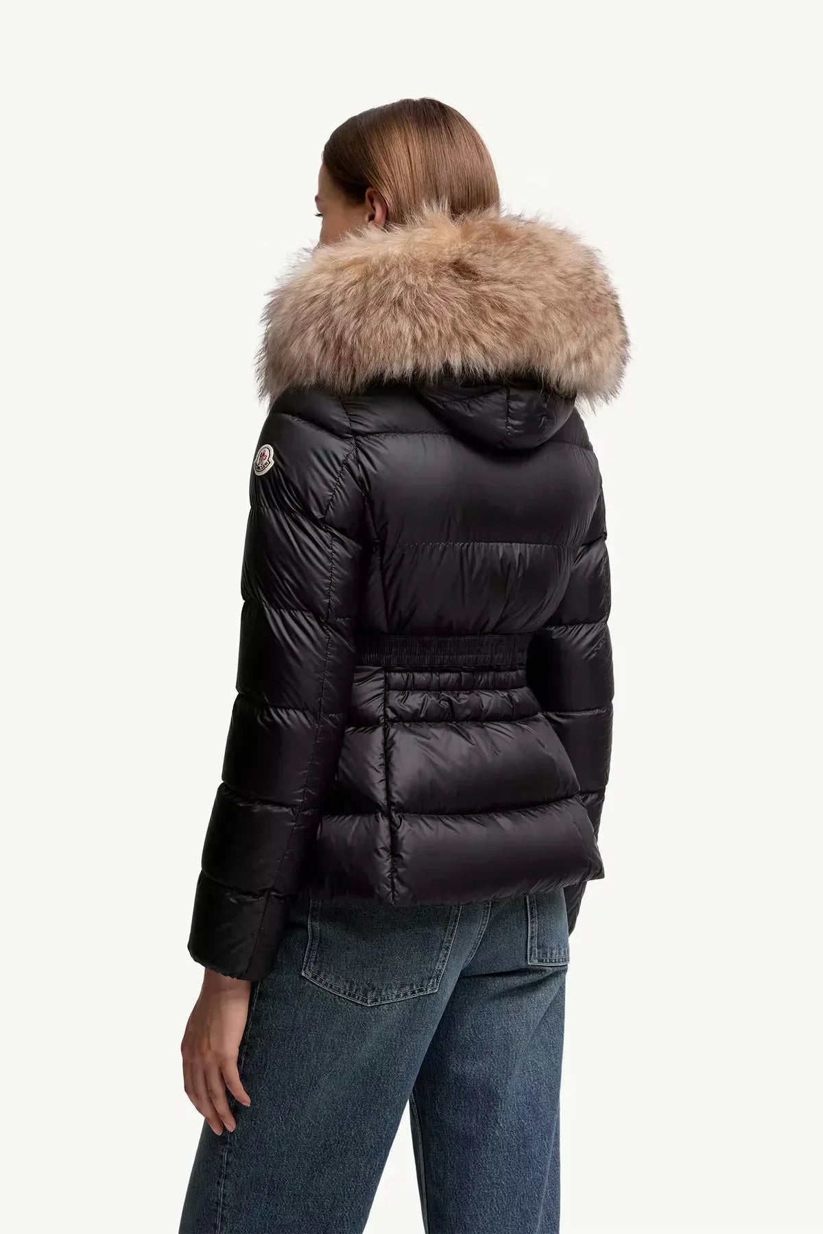 Doudoune courte à capuche bordée de shearling Boed – photo 4