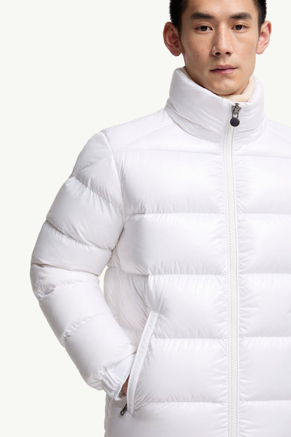 Doudoune à capuche Moncler Maya Blanc – photo 6