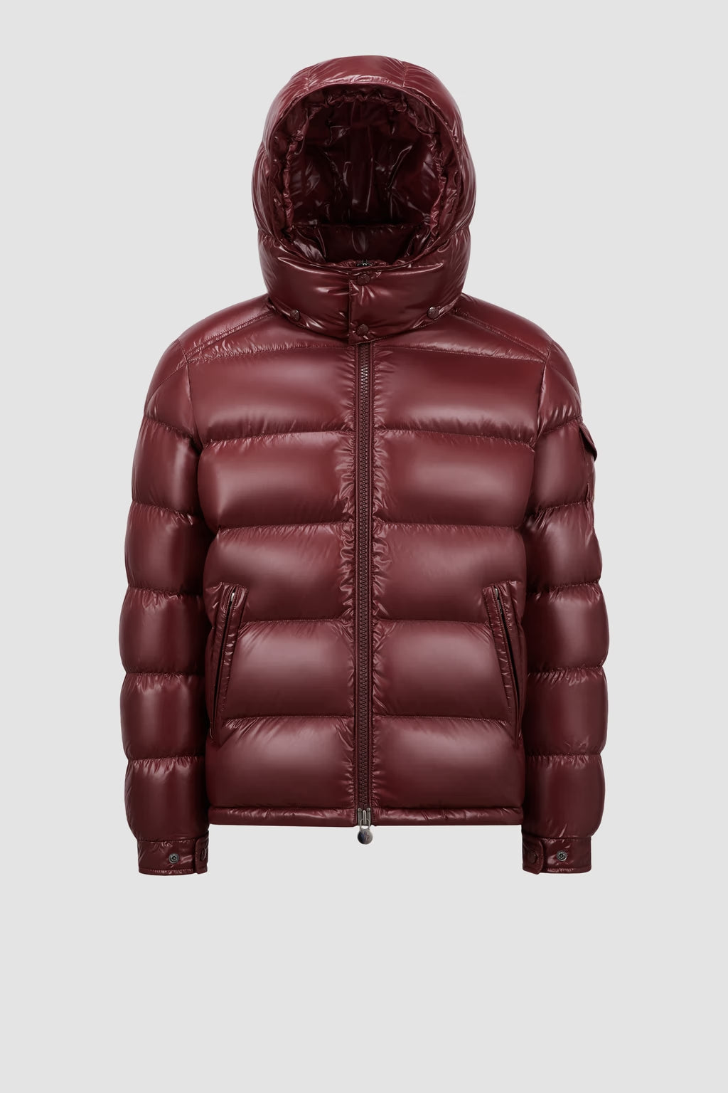 Doudoune courte à capuche Moncler Maya Bodeaux – photo 2