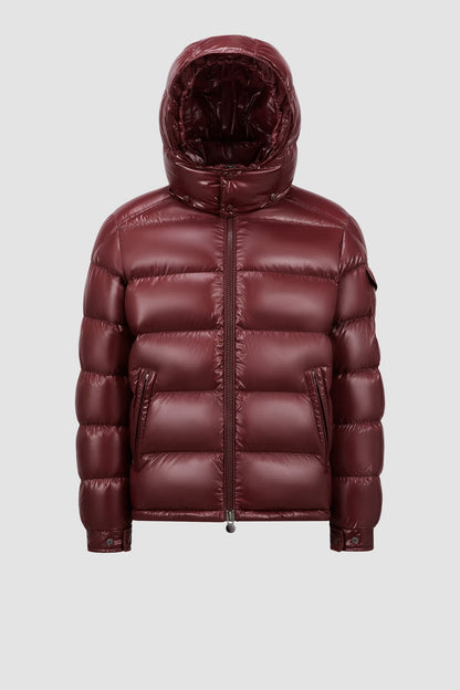 Doudoune courte à capuche Moncler Maya Bodeaux – photo 2