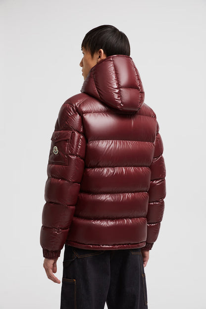 Doudoune courte à capuche Moncler Maya Bodeaux – photo 3