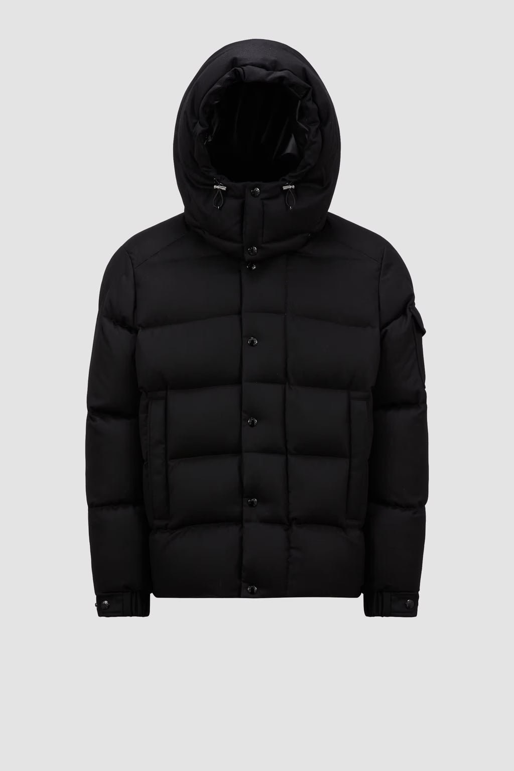 Doudoune courte en flanelle Vezere Moncler Noir – photo 2