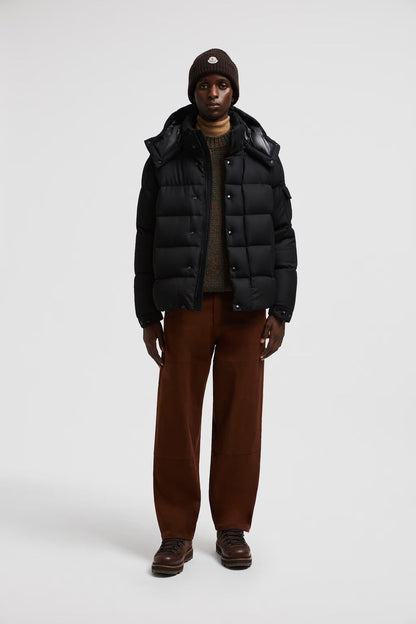 Doudoune courte en flanelle Vezere Moncler Noir – photo 3