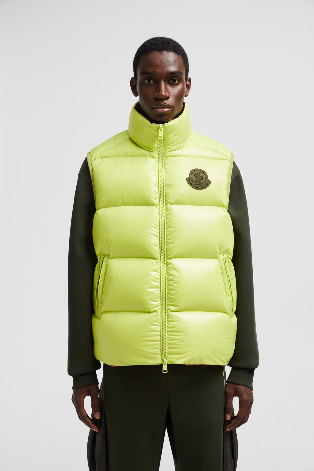 Gilet Sumido Moncler Vert citron – photo 1