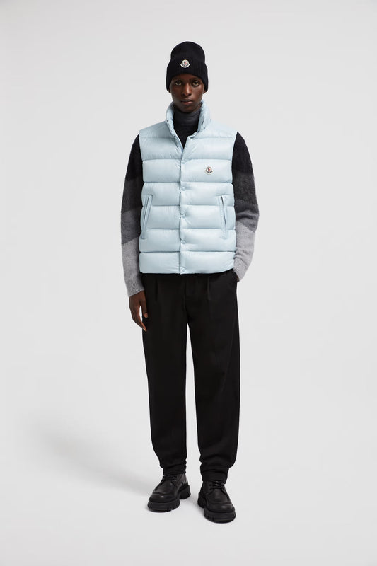Gilet Tibb Moncler Bleu Pastel – photo 1