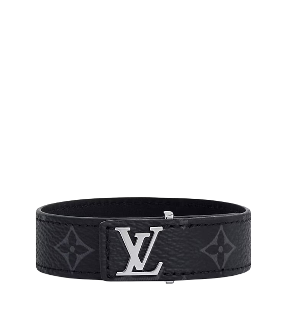LV - Bracelet LV Slim Noir — image 1