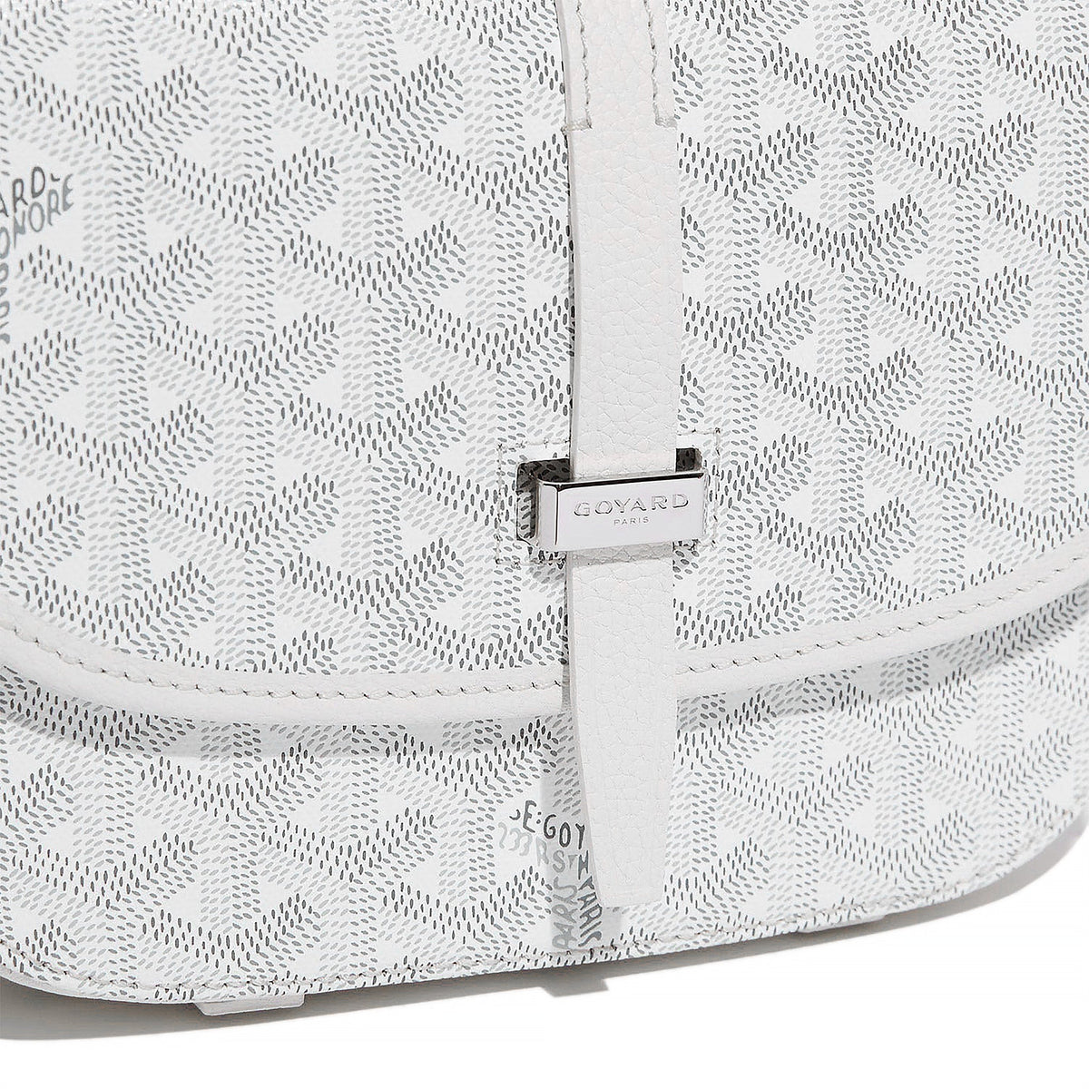 Goyard Goyardine Belvedere II White PM Messenger Bag — image 5