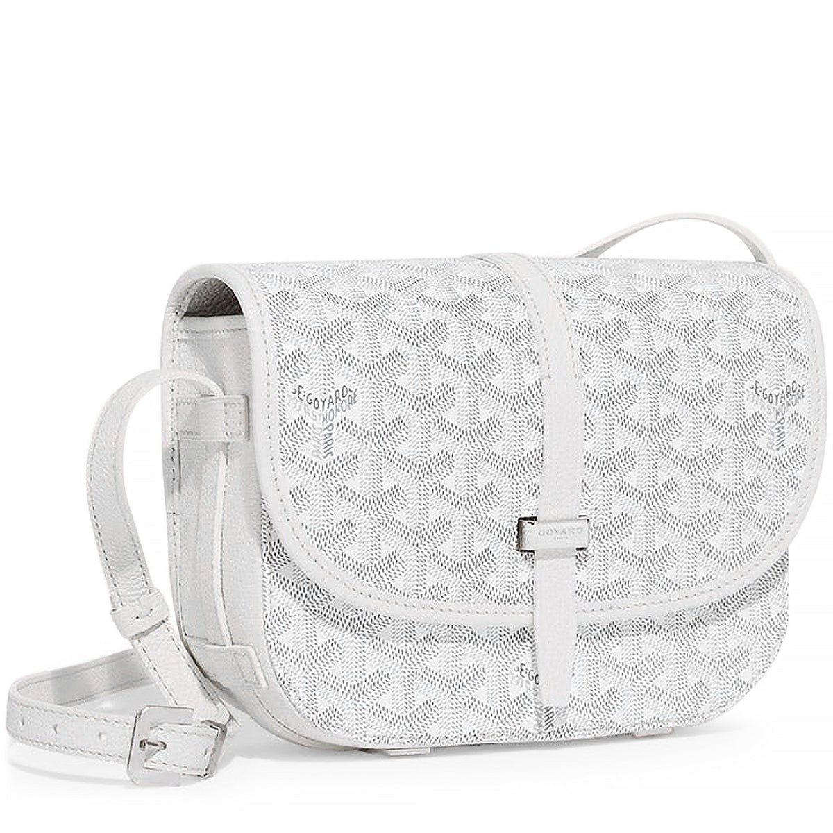 Goyard Goyardine Belvedere II White PM Messenger Bag — image 1