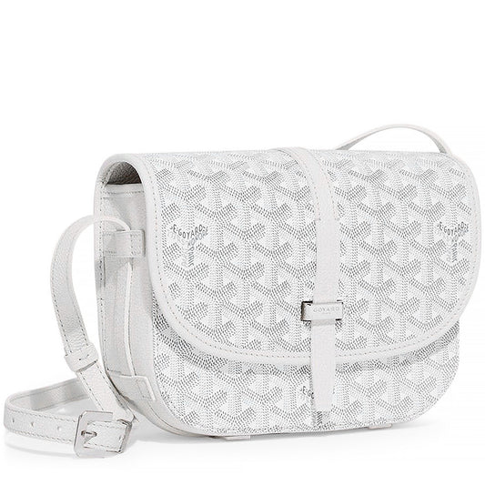 Goyard Goyardine Belvedere II White PM Messenger Bag — image 1