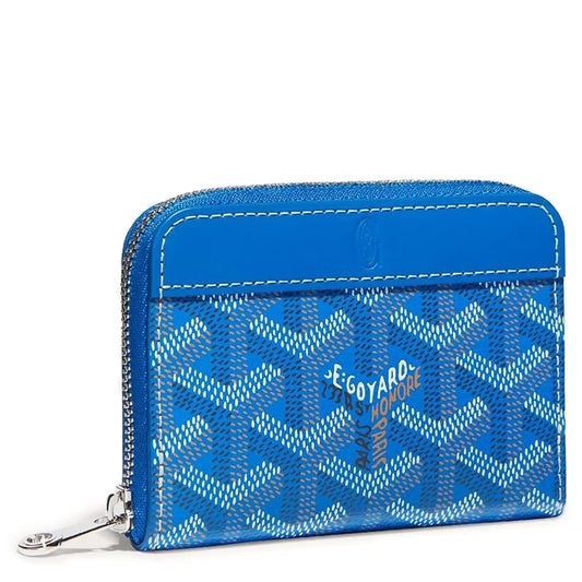 Goyard Matignon Sky Blue Mini Wallet — image 1