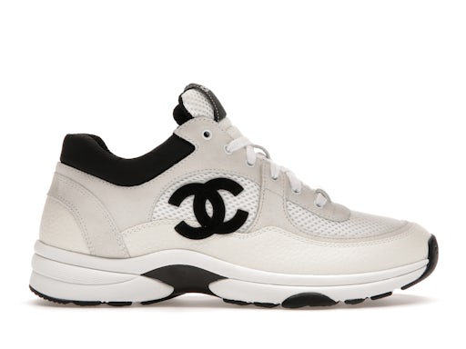 Chanel Low daim blanc/noir Ma boutique