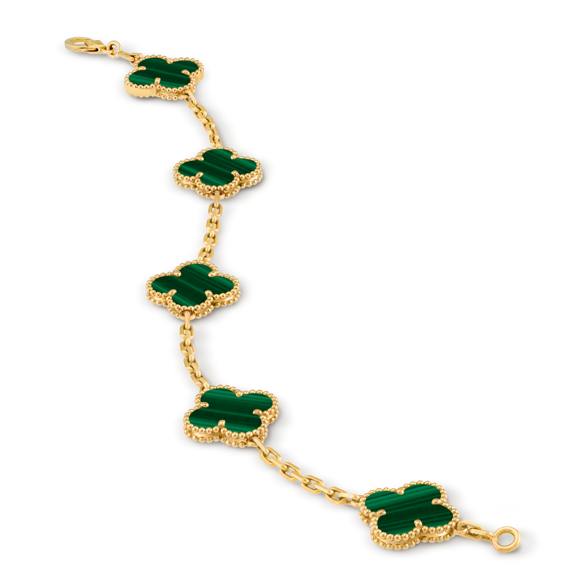 Van Cleef Vintage Alhambra 5 motifs Malachite — image 2