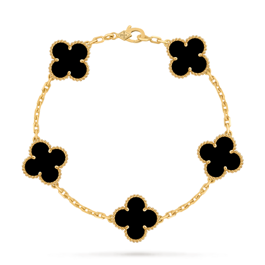 Van Cleef Vintage Alhambra 5 motifs Onyx — image 1