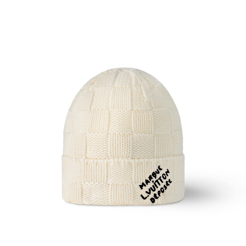 Bonnet LV Damier Snug Crème — image 1