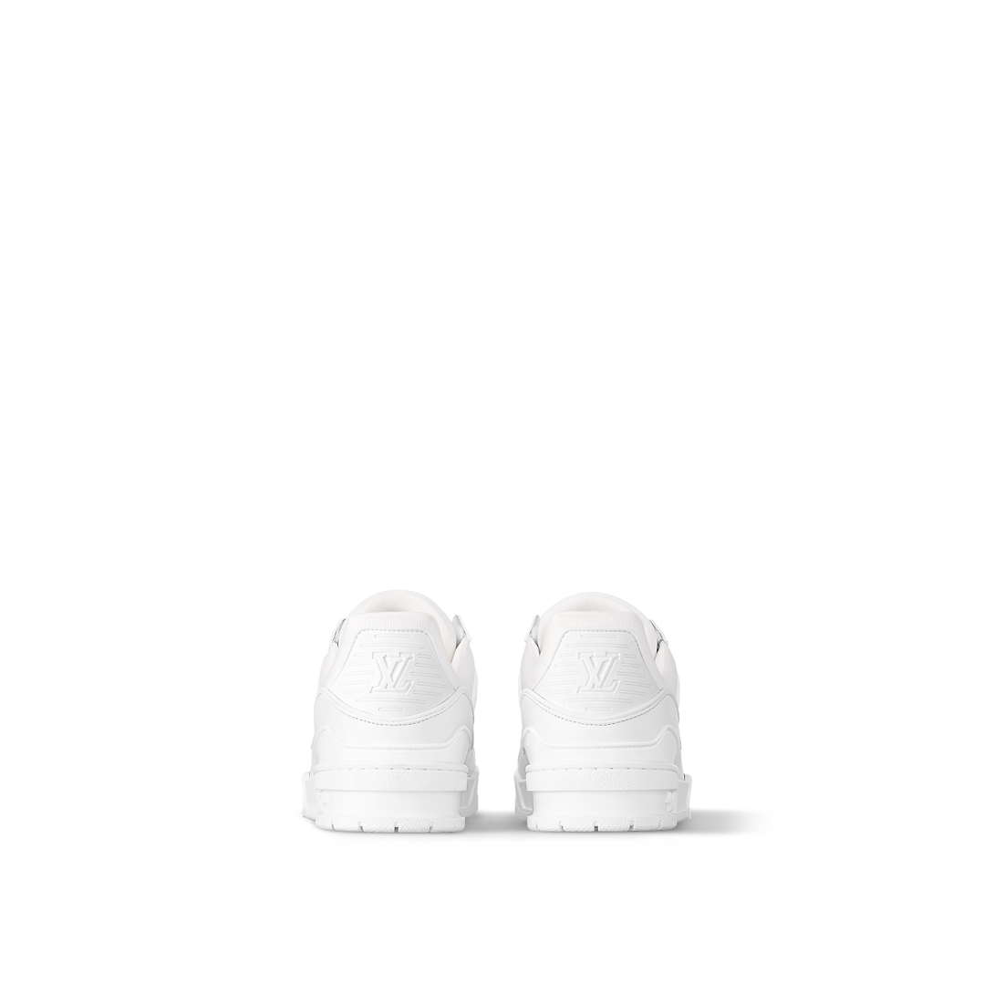 Louis Vuitton Trainer Blanc – louis vuitton lv trainer sneaker AQ9U1APC01 PM1 Back view