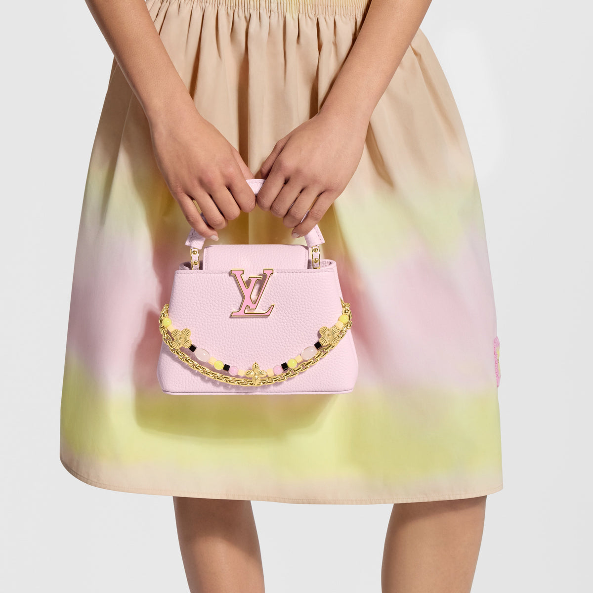 Sac Capucines Mini Rose — vue 3