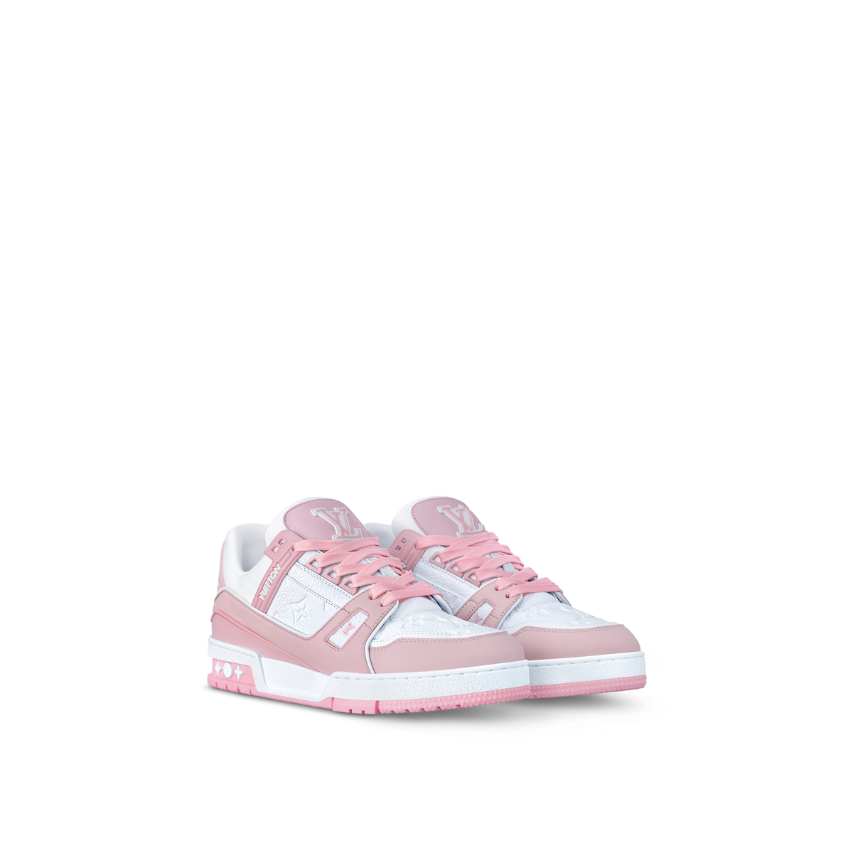 Louis Vuitton Trainer Rose – louis vuitton sneaker lv trainer ASU007GC14 PM2 Front view
