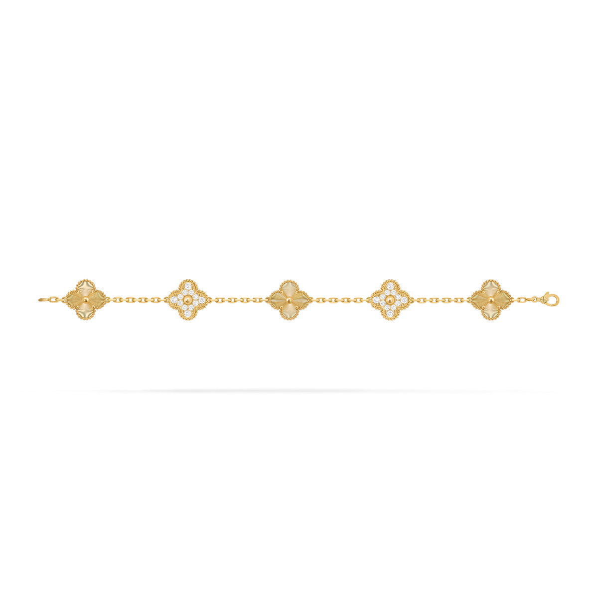 Van Cleef Vintage Alhambra 5 motifs Or jaune — image 3