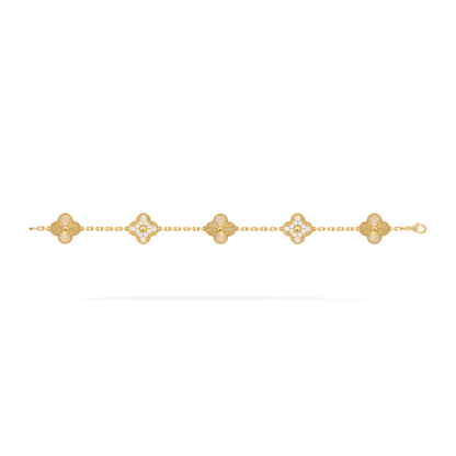 Van Cleef Vintage Alhambra 5 motifs Or jaune — image 3