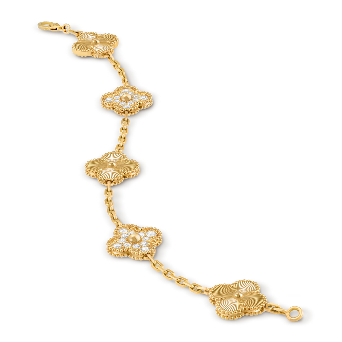 Van Cleef Vintage Alhambra 5 motifs Or jaune — image 2