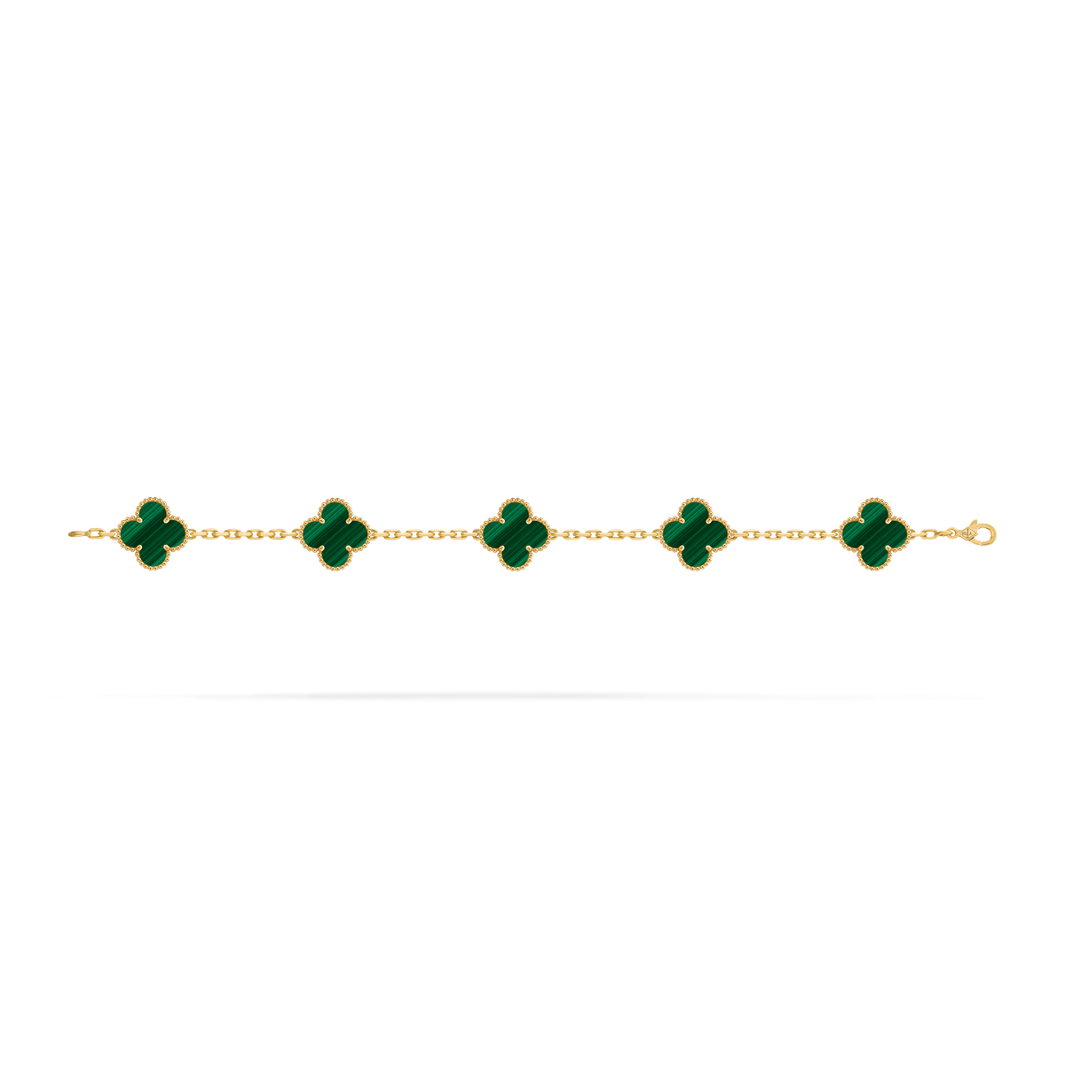Van Cleef Vintage Alhambra 5 motifs Malachite — image 3