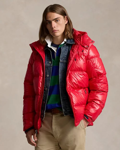 Doudoune Ralph Lauren brillante Gorham - photo du produit