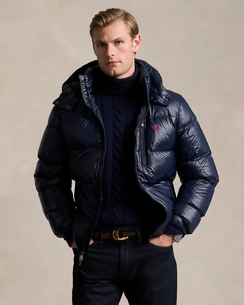 Doudoune Ralph Lauren brillante Gorham - photo du produit