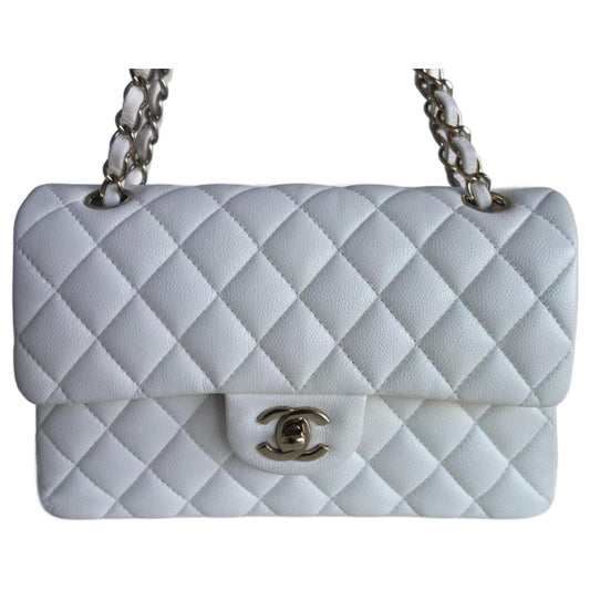 Sac Chanel Classique 11.12 blanc Cuir Blanc cassé — image 1