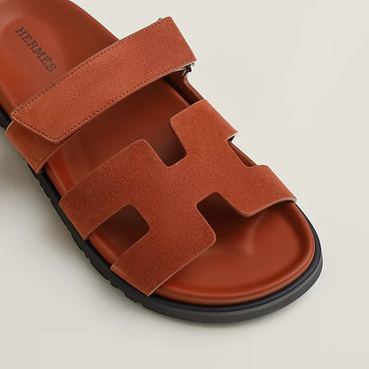 Hermes - Sandales Chypre Marron muscavado — image 3