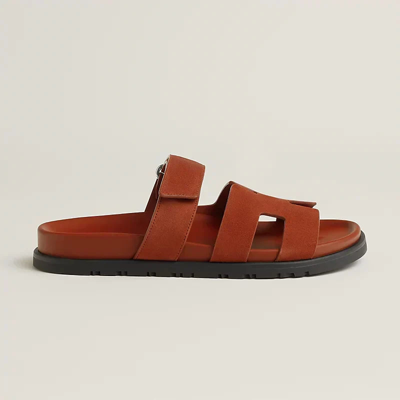 Hermes - Sandales Chypre Marron muscavado — image 6