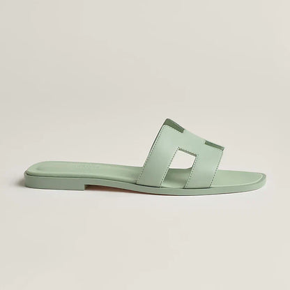 Hermes - Claquettes Vert d'eau — image 5