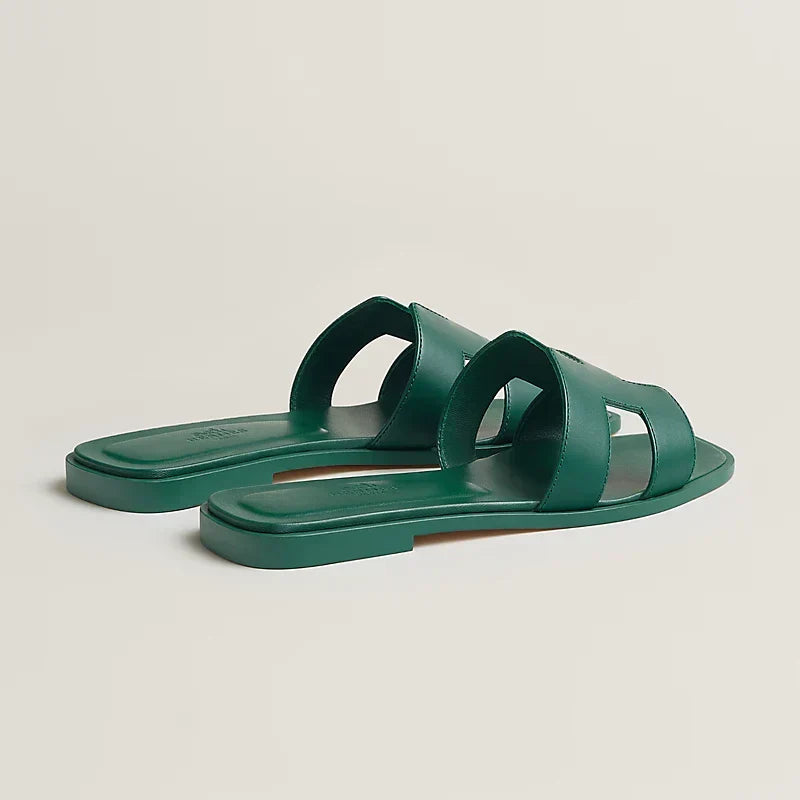 Hermes - Claquettes Vert viride — image 4