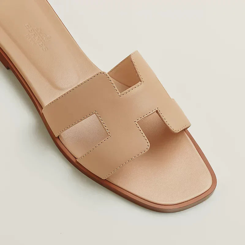Hermes - Claquettes  Beige Natura — image 3