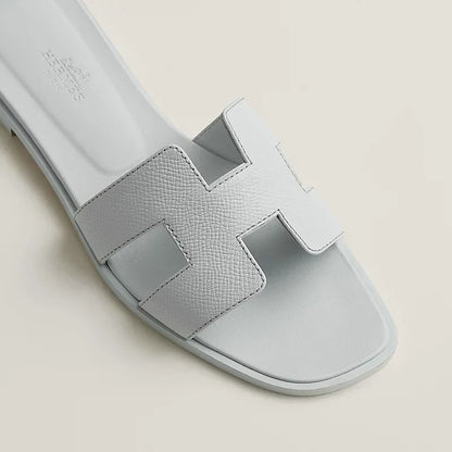 Hermes - Claquettes Bleu glacier — image 3
