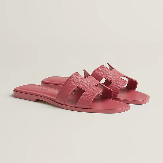 Hermes - Claquettes Rose de Venise — image 1