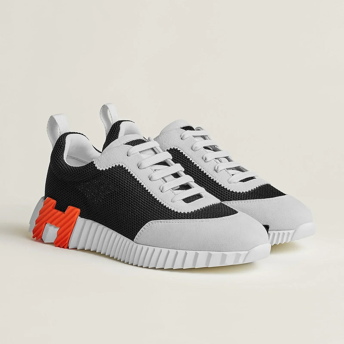 Hermès Bouncing Cuir Noir et Blanc — image du produit