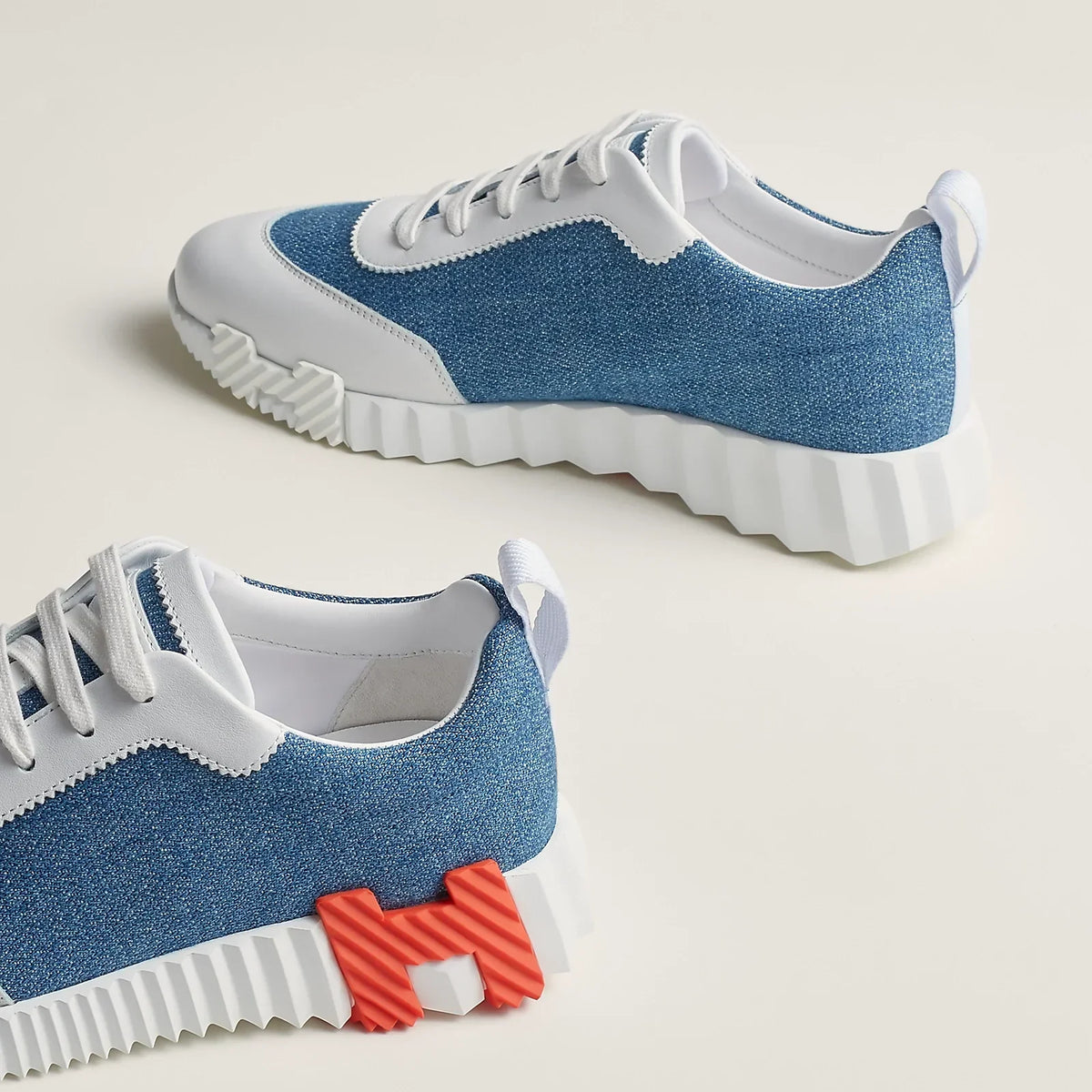 Hermès Bouncing Bleu Jeans/Orange — image du produit