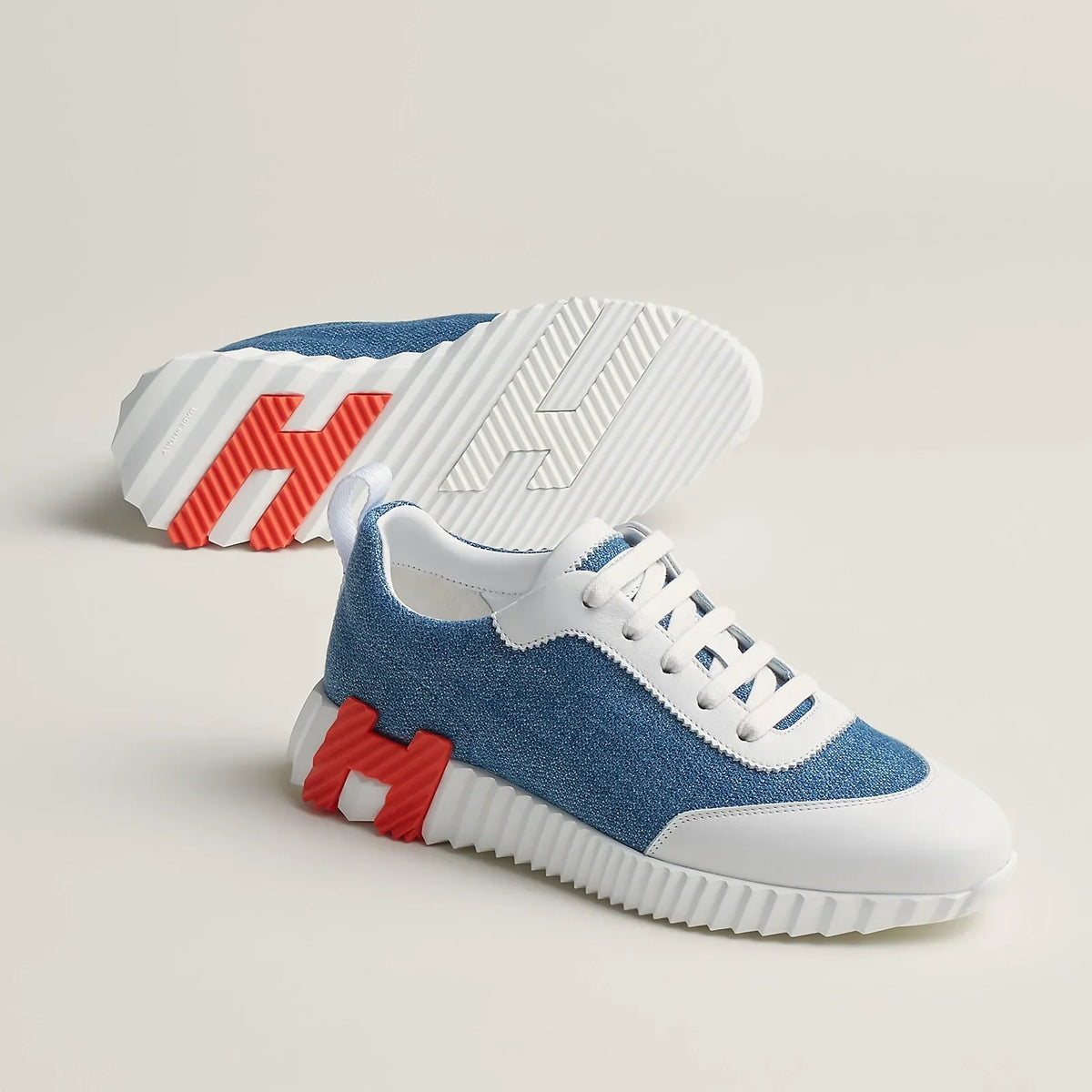 Hermès Bouncing Bleu Jeans/Orange — vue du produit
