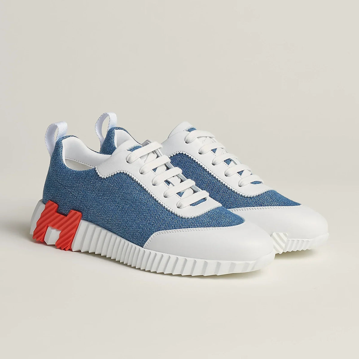 Hermès Bouncing Bleu Jeans/Orange — image du produit