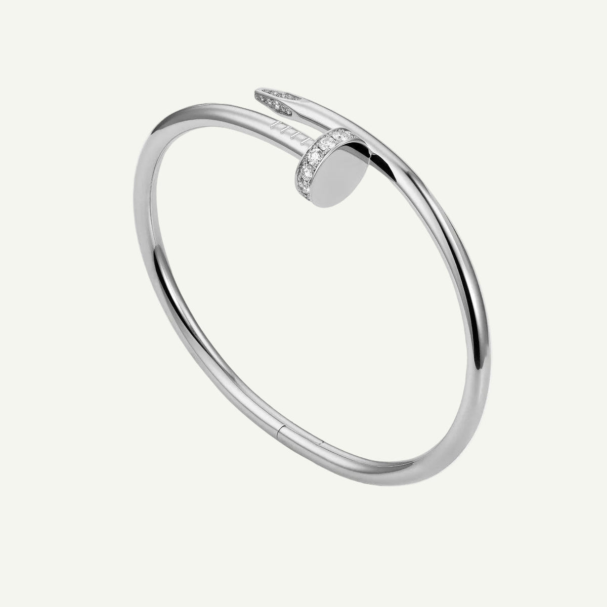 Cartier - Bracelet Juste un Clou Diamants Or Gris — image 1